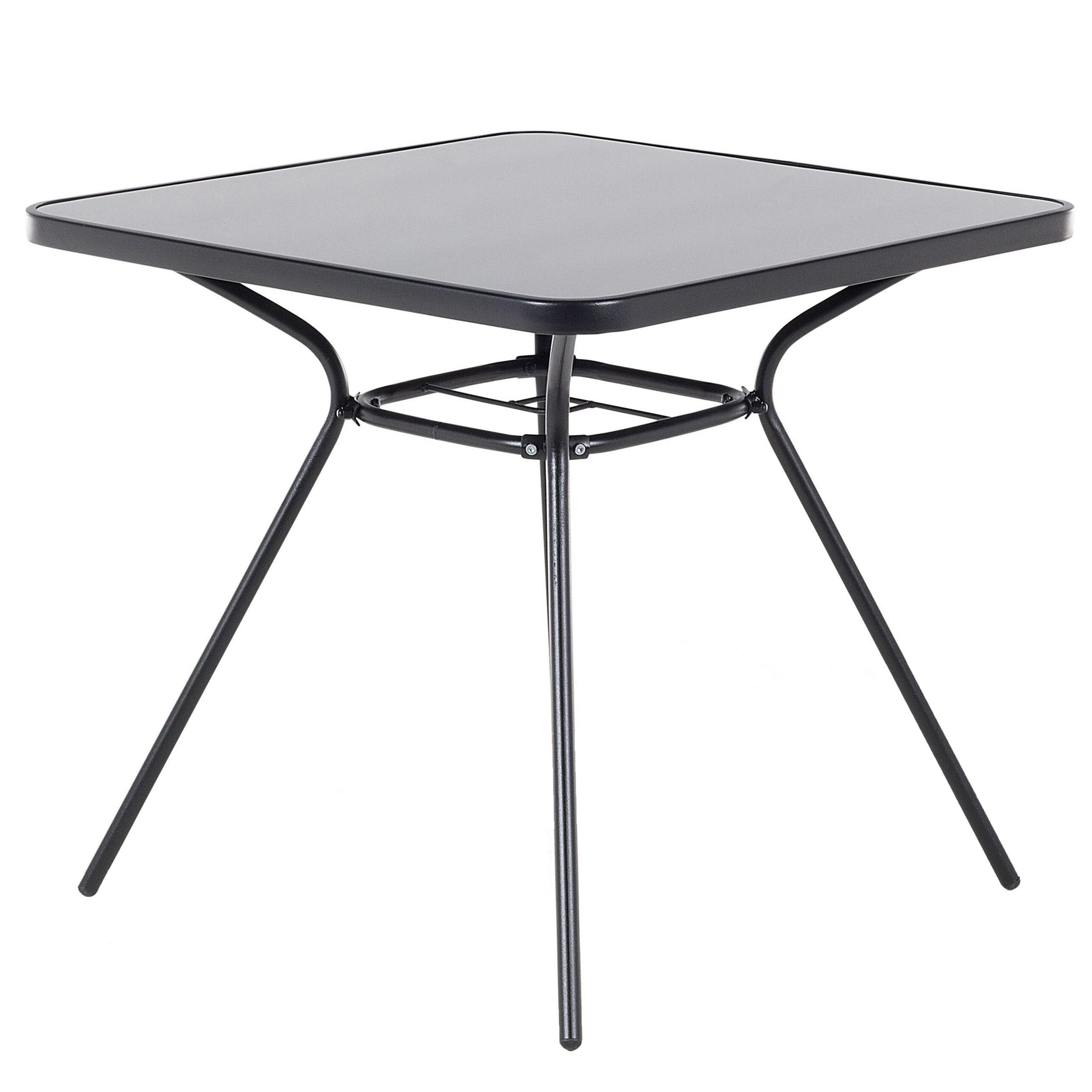 wohnli-moebel-suche-800000531786 Wohnli Möbelsuche - GARTENTISCH Stahl schwarz 80/80 cm Livo