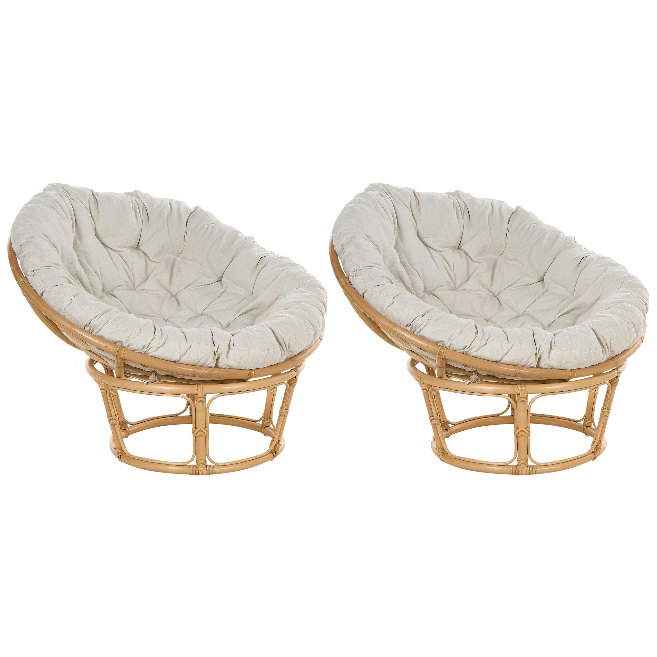 wohnli-moebel-suche-800000531846 Wohnli Möbelsuche - GARTENSESSEL 2er-Set Rattan helles beige Salvo