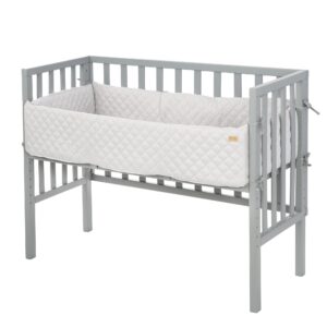 wohnli-moebel-suche-800000532298-1 BEISTELLBETT roba Style grau 2in1 Set 90 x 45 cm Holzwerkstoff Roba Möbel > Tische > Beistelltische Taupe