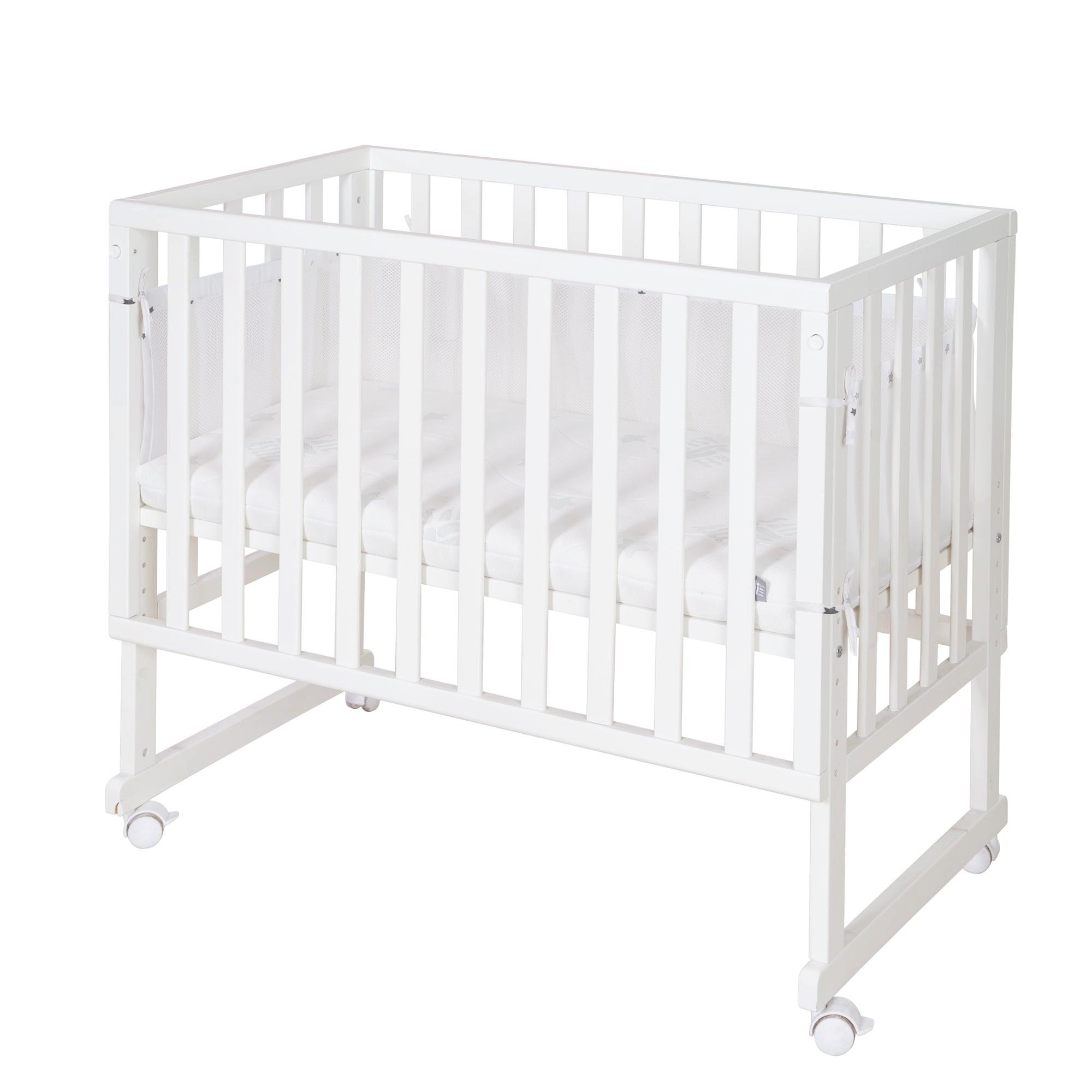 wohnli-moebel-suche-800000532671 Wohnli Möbelsuche - BEISTELLBETT Sternenzauber grau 3in1 Set 90 x 45 cm