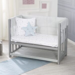 wohnli-moebel-suche-800000532680-1 BEISTELLBETT Sternenzauber grau 3in1 Set 90 x 45 cm Holzwerkstoff Roba Möbel > Tische > Beistelltische Taupe