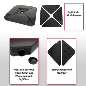 wohnli-moebel-suche-800000535711-1 SCHIRMSTÄNDER Schwarz Kunststoff MCW Garten & Outdoor > Sonnen- & Sichtschutz > Sonnenschirmständer Schwarz