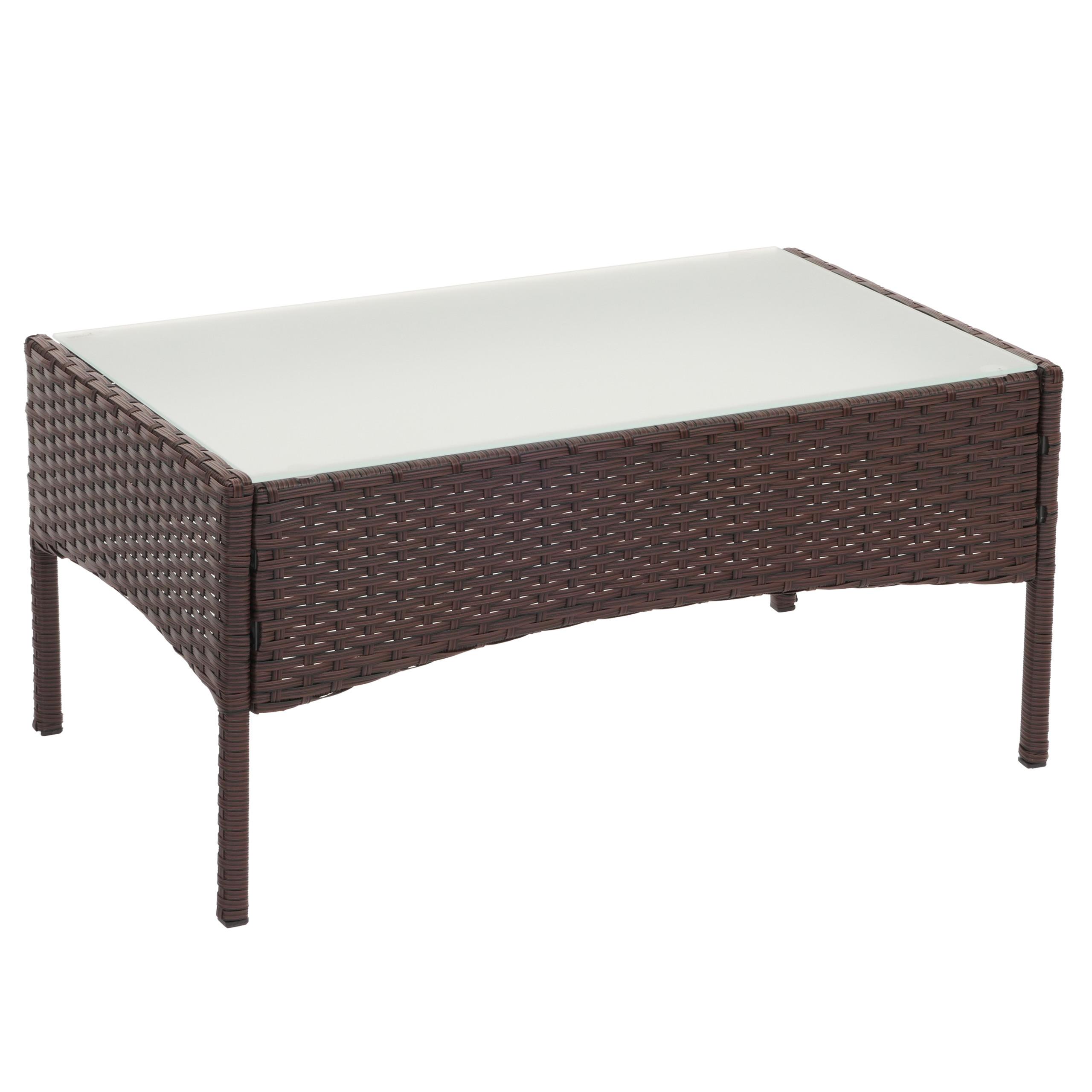 wohnli-moebel-suche-800000535729 Wohnli Möbelsuche - POLY-RATTAN GARTENTISCH rechteck Braun