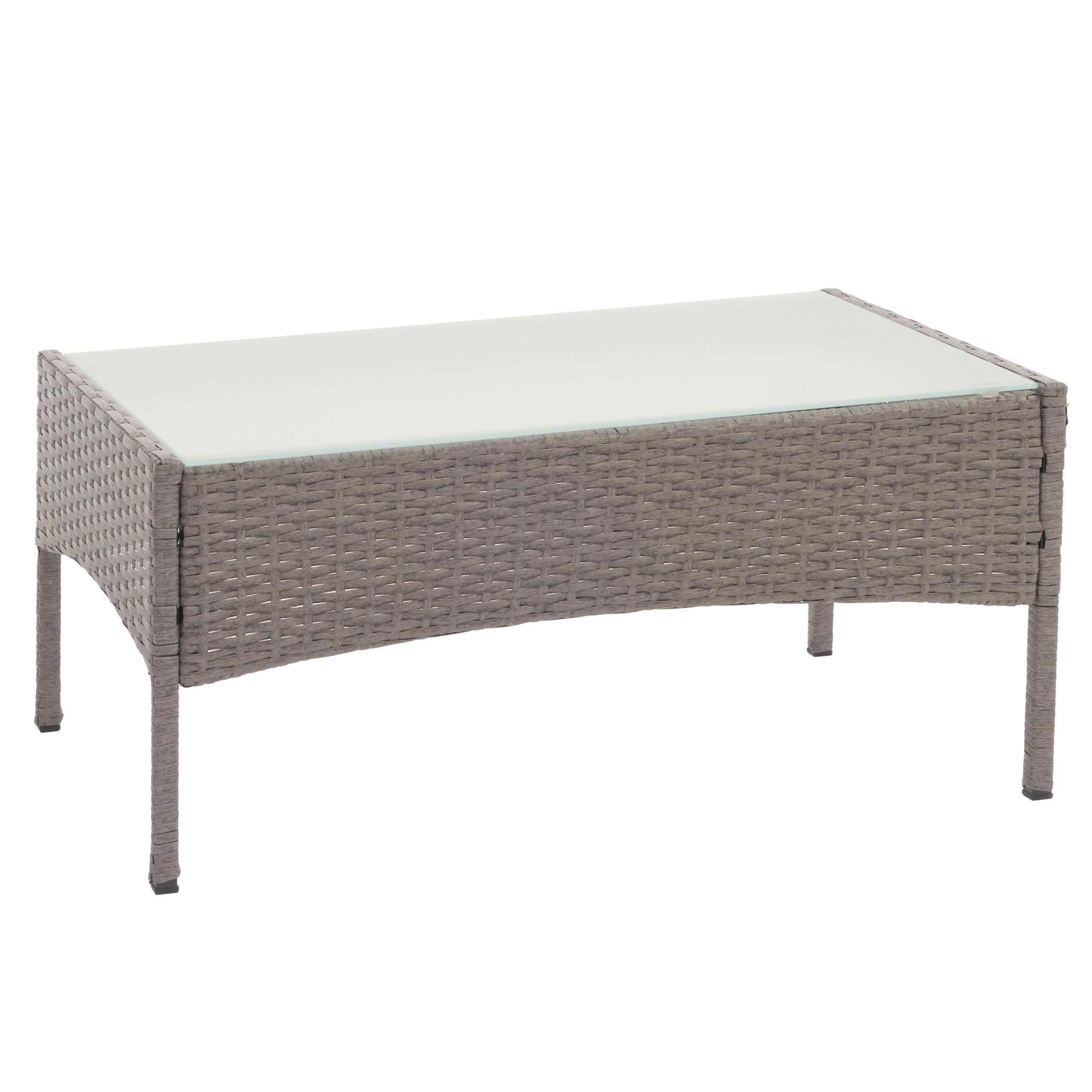 wohnli-moebel-suche-800000535730 Wohnli Möbelsuche - POLY-RATTAN GARTENTISCH rechteck Grau