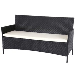 wohnli-moebel-suche-800000535735 Wohnli Möbelsuche - 3-SITZER POLY-RATTAN GARTENBANK Anthrazit
