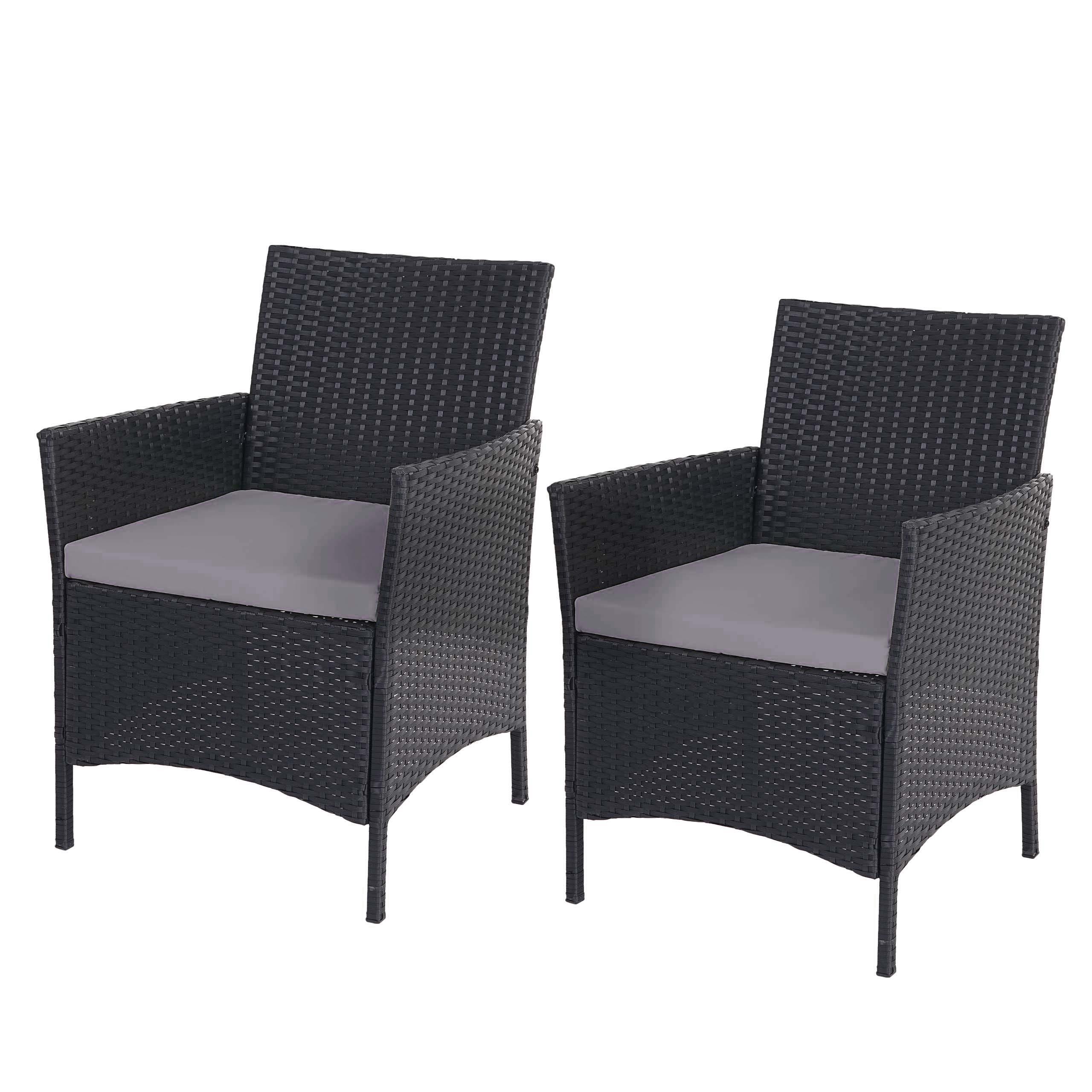 wohnli-moebel-suche-800000535741 Wohnli Möbelsuche - POLY-RATTAN SESSEL HALDEN Anthrazit 2er-Set