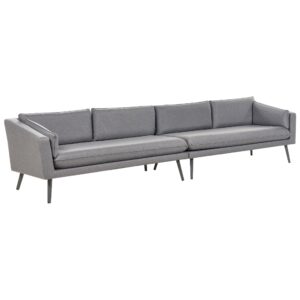 Wohnli Möbelsuche - GARTENSOFA 4-Sitzer grau modular Loretello