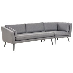 Wohnli Möbelsuche - GARTENSOFA 3-Sitzer grau rechte Seite modular Loretello