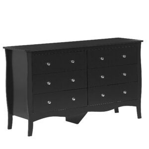 wohnli-moebel-suche-800000541868 Wohnli Möbelsuche - KOMMODE 6 Schubladen Metallgriffe schwarz Winchester