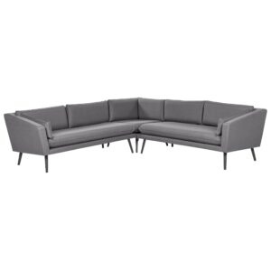 Wohnli Möbelsuche - GARTEN-ECKSOFA 5-Sitzer grau modular Loretello
