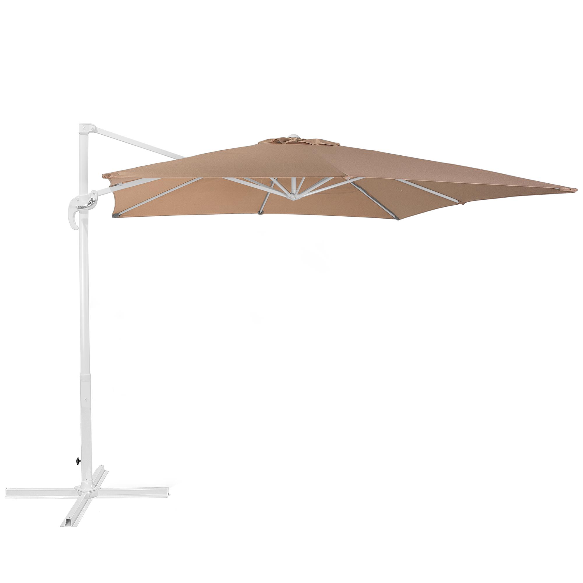 wohnli-moebel-suche-800000543836 Wohnli Möbelsuche - AMPELSCHIRM sandbeige/weiß 250/250/235 cm Monza