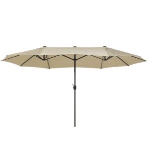 wohnli-moebel-suche-800000543840 Wohnli Möbelsuche - DOPPELSONNENSCHIRM taupe 270/460/247 cm Sibilla