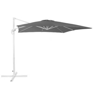 wohnli-moebel-suche-800000543842 Wohnli Möbelsuche - AMPELSCHIRM dunkelgrau/weiß 250/250/235 cm Monza