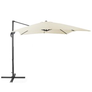 wohnli-moebel-suche-800000543849 Wohnli Möbelsuche - AMPELSCHIRM helles beige/dunkelgrau 250/250/235 cm Monza