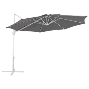 wohnli-moebel-suche-800000543871 Wohnli Möbelsuche - AMPELSCHIRM dunkelgrau/weiß 295 cm Savona II