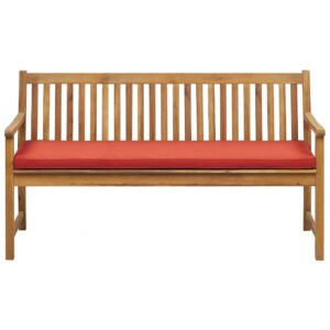 wohnli-moebel-suche-800000544182 Wohnli Möbelsuche - GARTENBANK zertifiziertes Holz hellbraun Auflage terracotta 160 cm Vivara