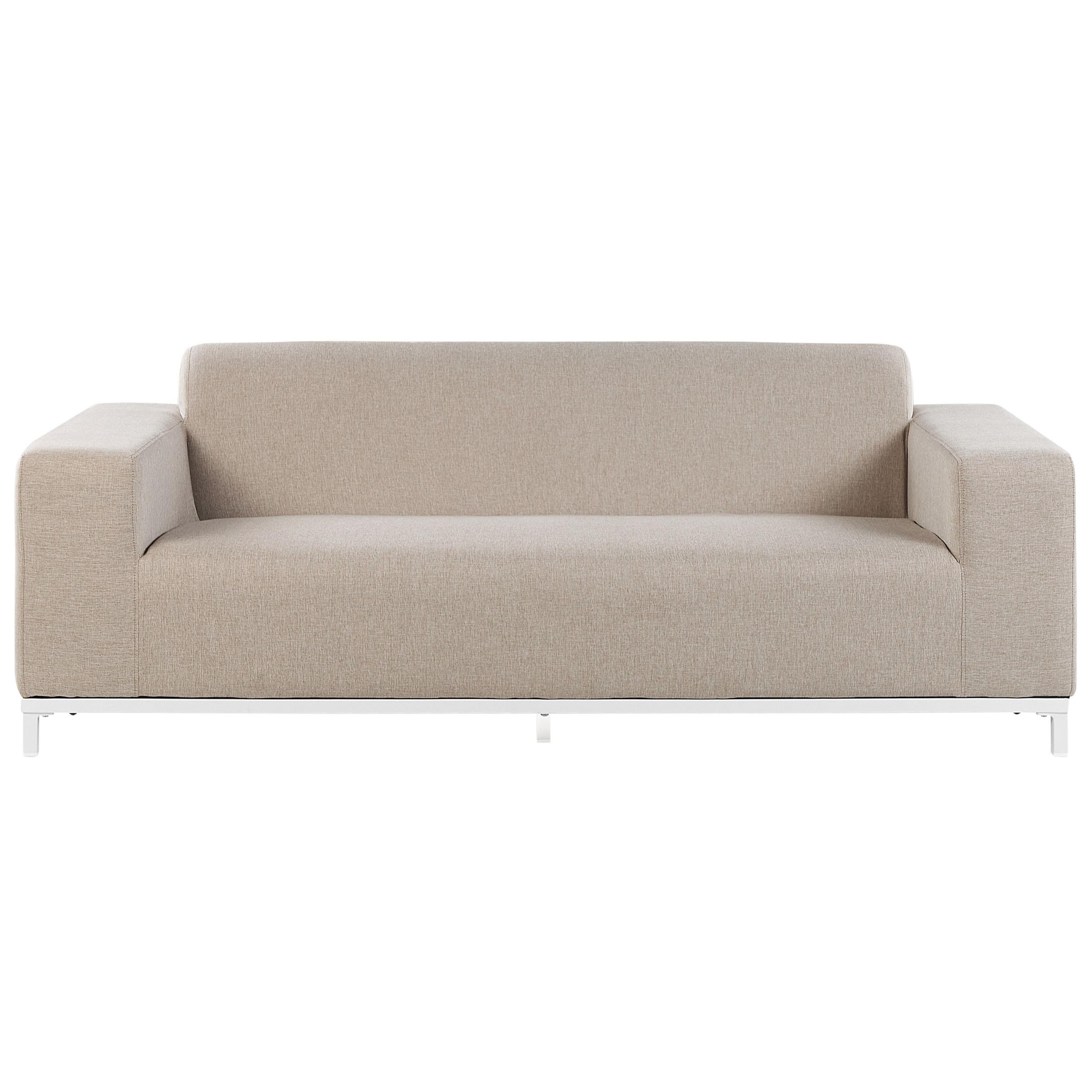 wohnli-moebel-suche-800000544221 Wohnli Möbelsuche - GARTENSOFA 3-Sitzer beige/weisses Gestell Rovigo