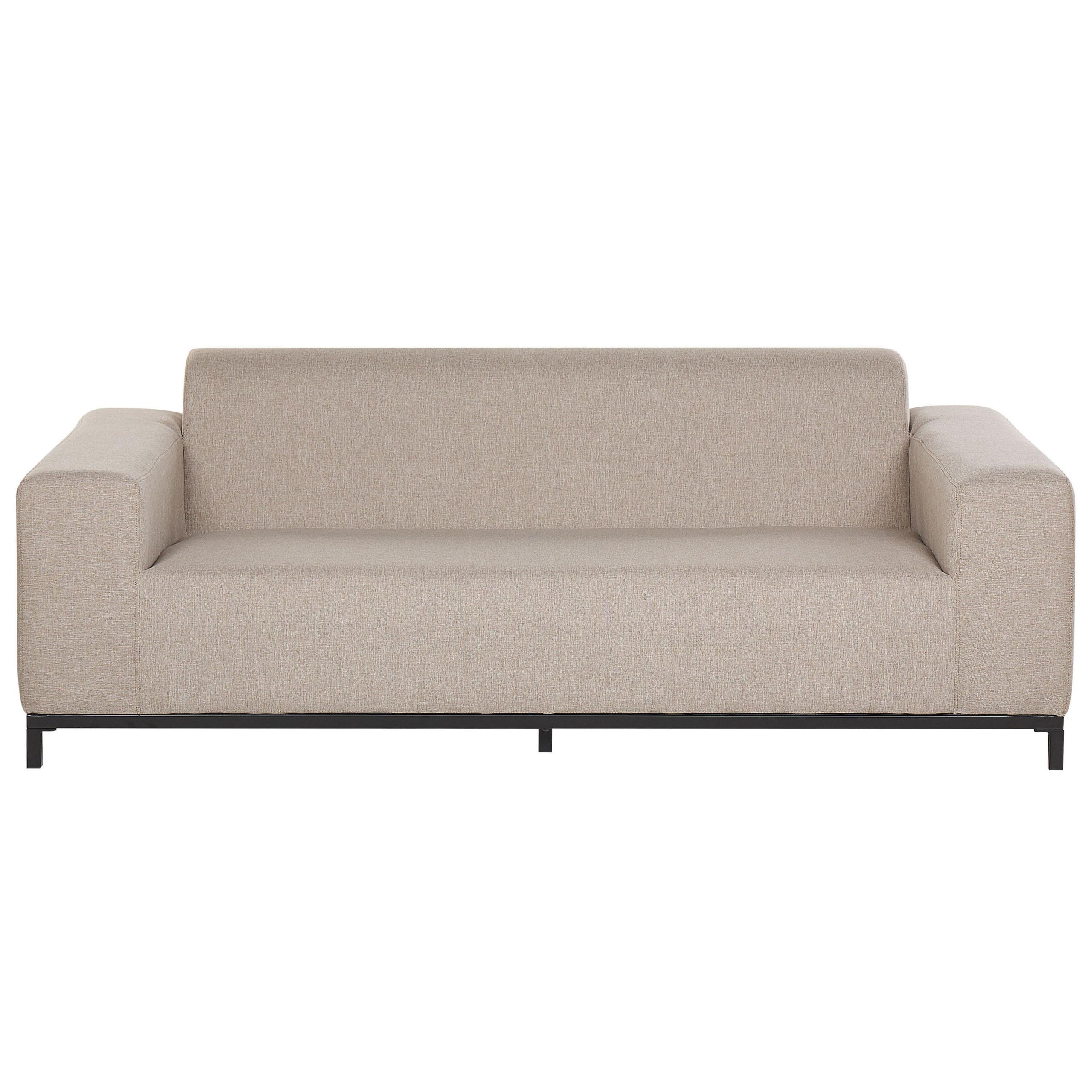 wohnli-moebel-suche-800000544233 Wohnli Möbelsuche - GARTENSOFA 3-Sitzer beige/schwarzes Gestell Rovigo