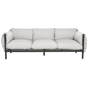 wohnli-moebel-suche-800000544272 Wohnli Möbelsuche - GARTENSOFA 3-Sitzer Aluminium hellgrau/schwarz Esperia