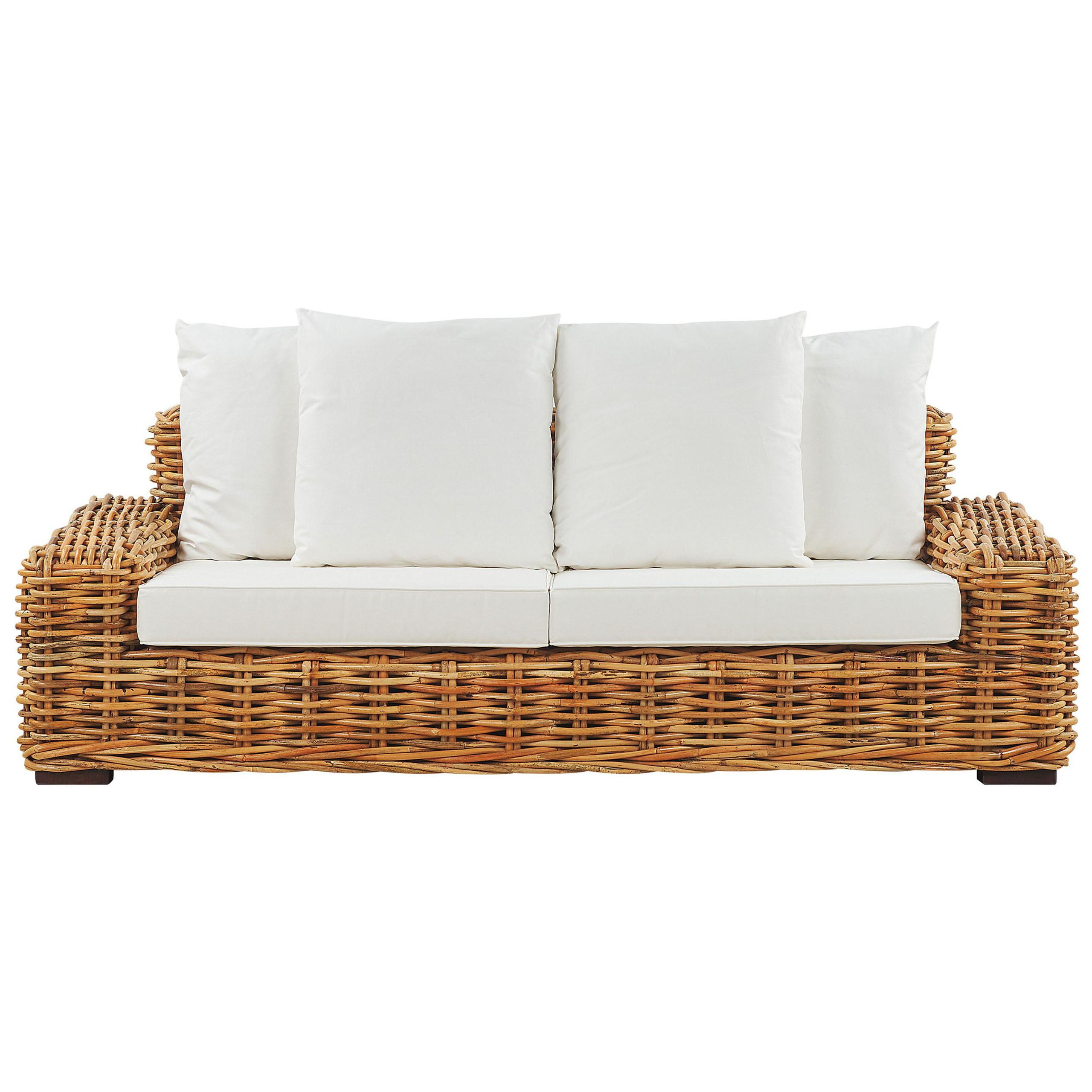 wohnli-moebel-suche-800000544275 Wohnli Möbelsuche - GARTENSOFA 3-Sitzer Rattan natürlich Auflagen cremeweiß Forli