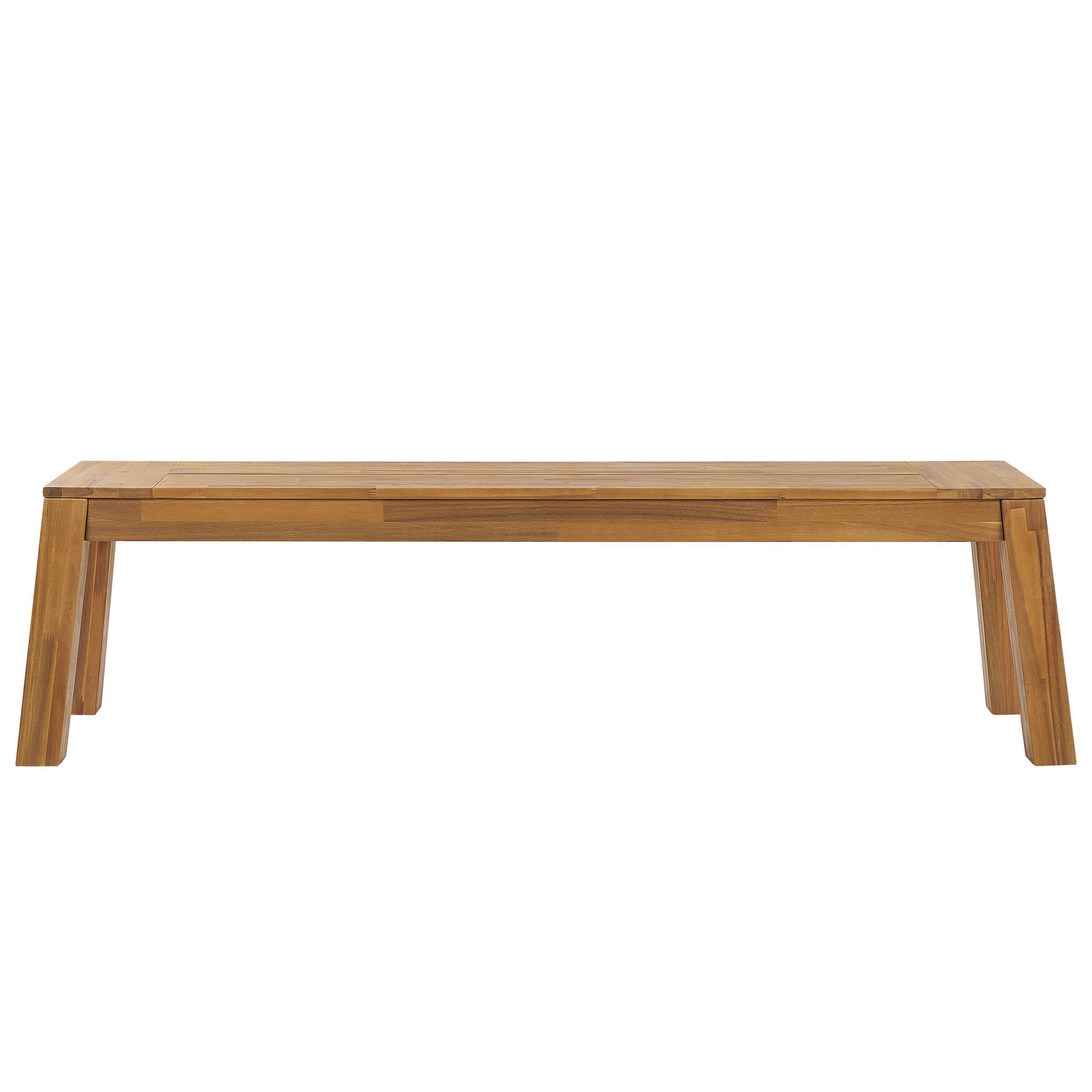 Wohnli Möbelsuche - GARTENBANK Akazienholz hellbraun 160/36 cm Livorno