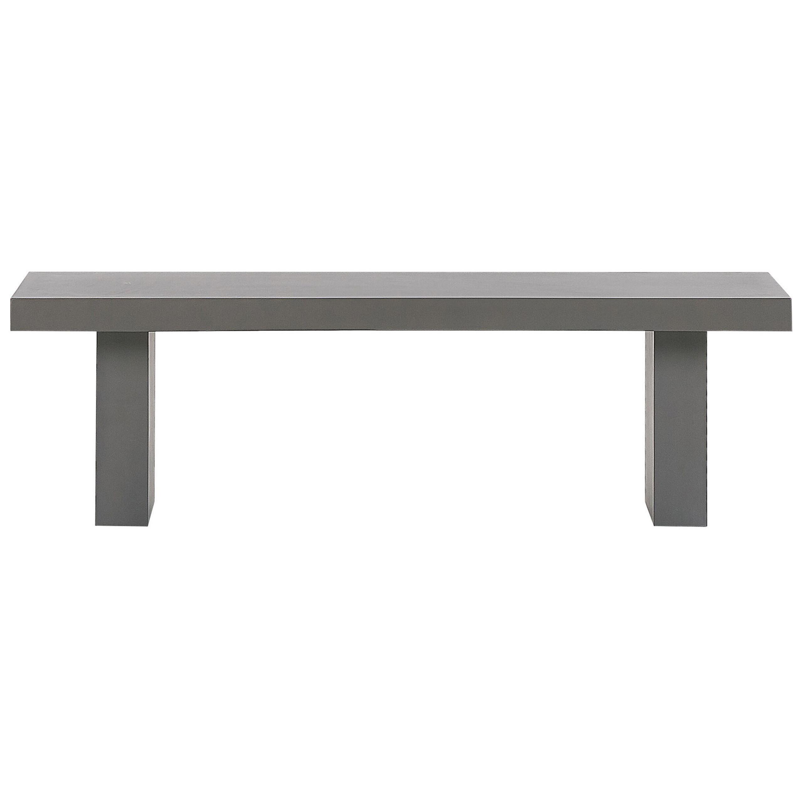 Wohnli Möbelsuche - GARTENBANK Beton grau 150 cm T-Form Taranto