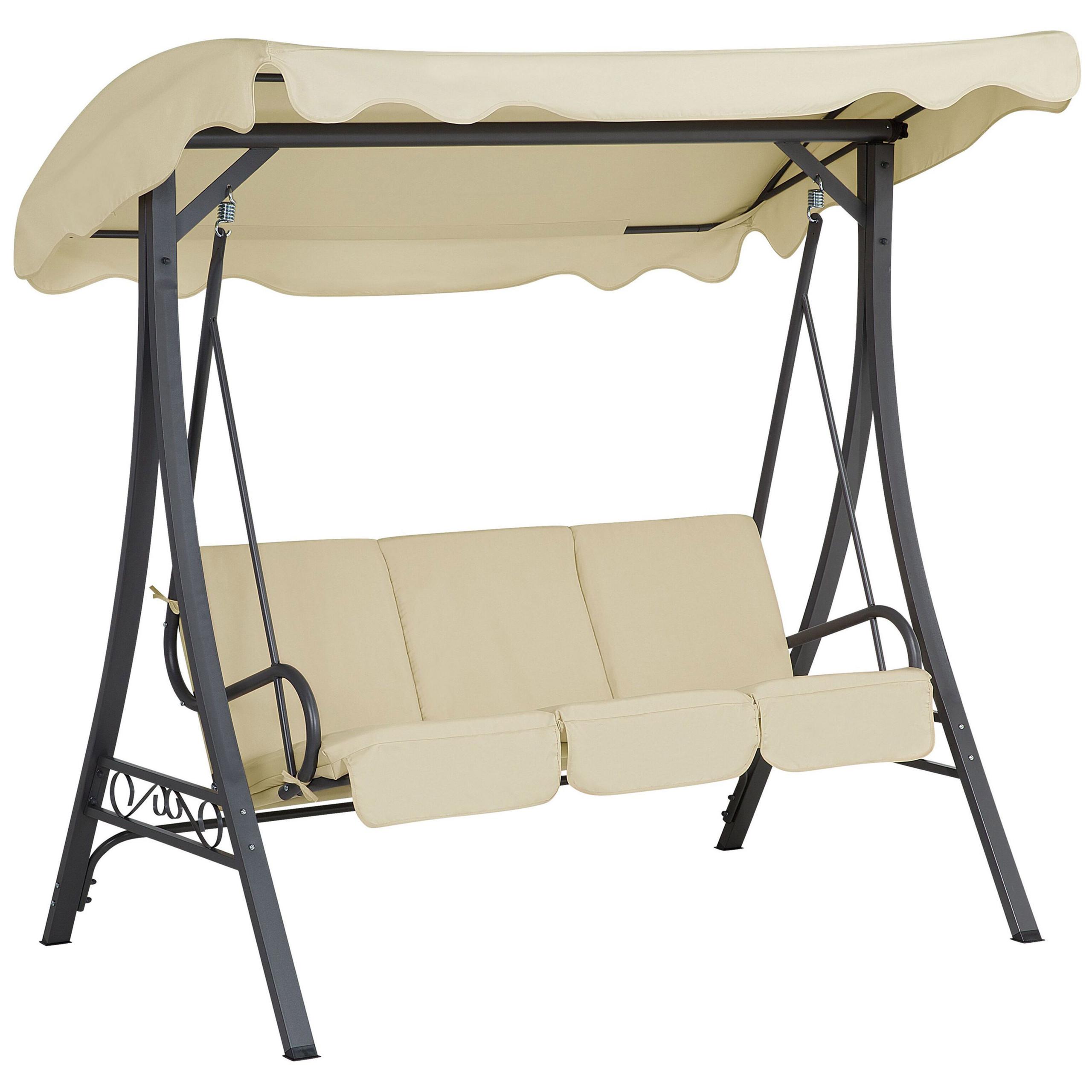 wohnli-moebel-suche-800000544409 Wohnli Möbelsuche - HOLLYWOODSCHAUKEL Sonnendach beige Garbo