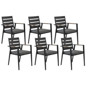 wohnli-moebel-suche-800000544428 Wohnli Möbelsuche - GARTENSTUHL 6er-Set Aluminium schwarz Taviano