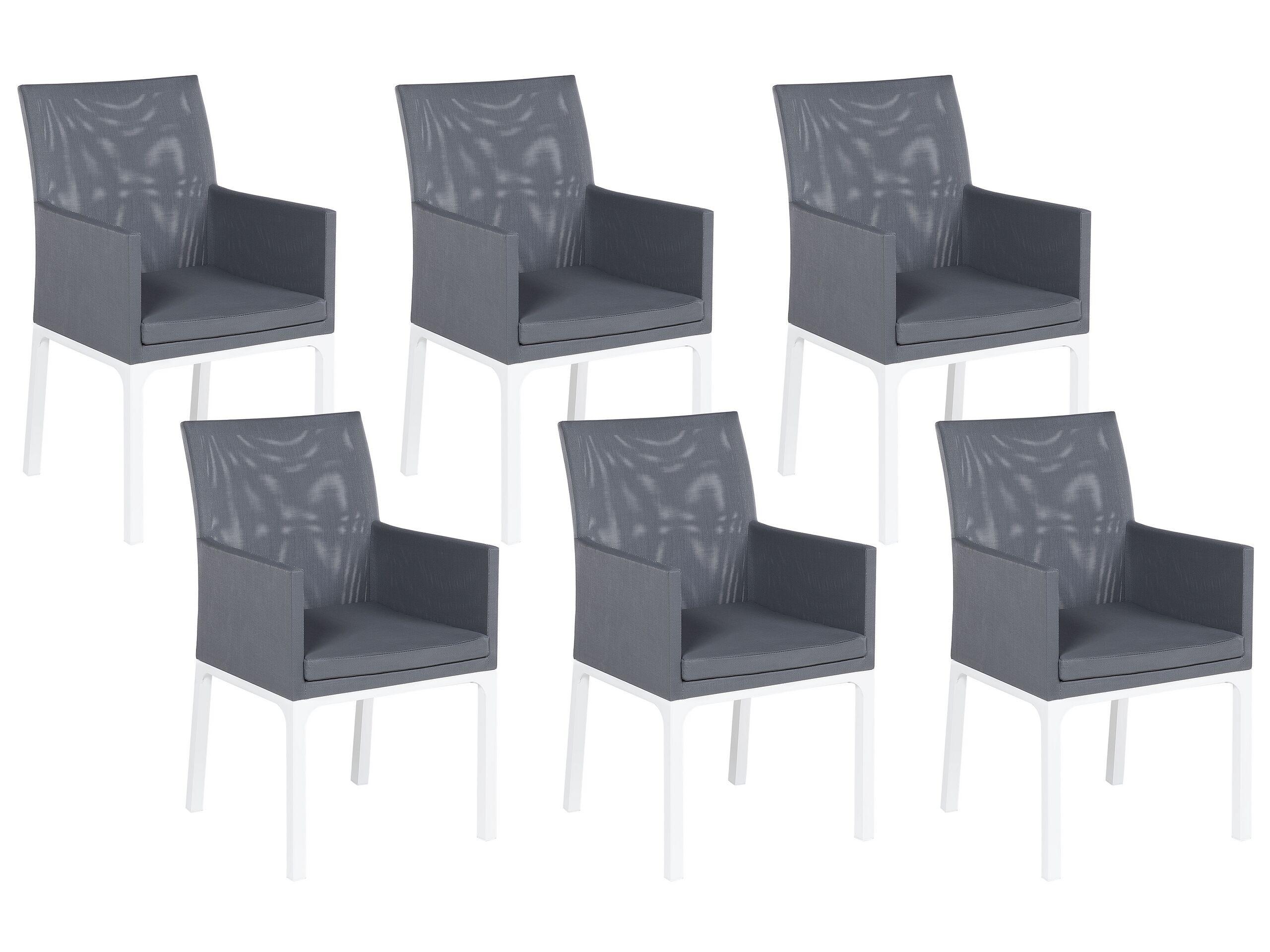 wohnli-moebel-suche-800000544429 Wohnli Möbelsuche - GARTENSTUHL 4er-Set Aluminium grau Bacoli