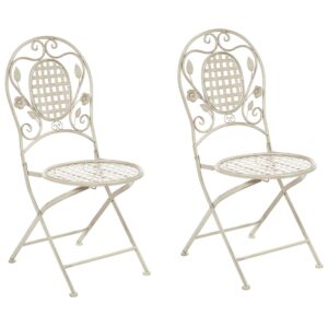 wohnli-moebel-suche-800000544438 Wohnli Möbelsuche - GARTENSTUHL 2er-Set Metall cremeweiß Bivio