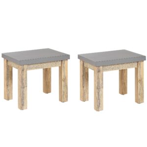 wohnli-moebel-suche-800000544496 Wohnli Möbelsuche - GARTENSTUHL 2er-Set Akazienholz grau Ostuni