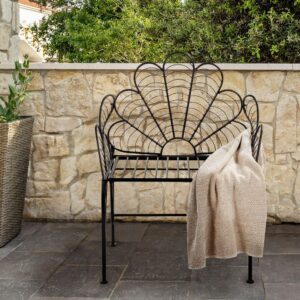 wohnli-moebel-suche-800000544515-1 GARTENSTUHL Metall schwarz Liguria Metall Beliani Garten & Outdoor > Gartenmöbel > Gartenstühle Schwarz
