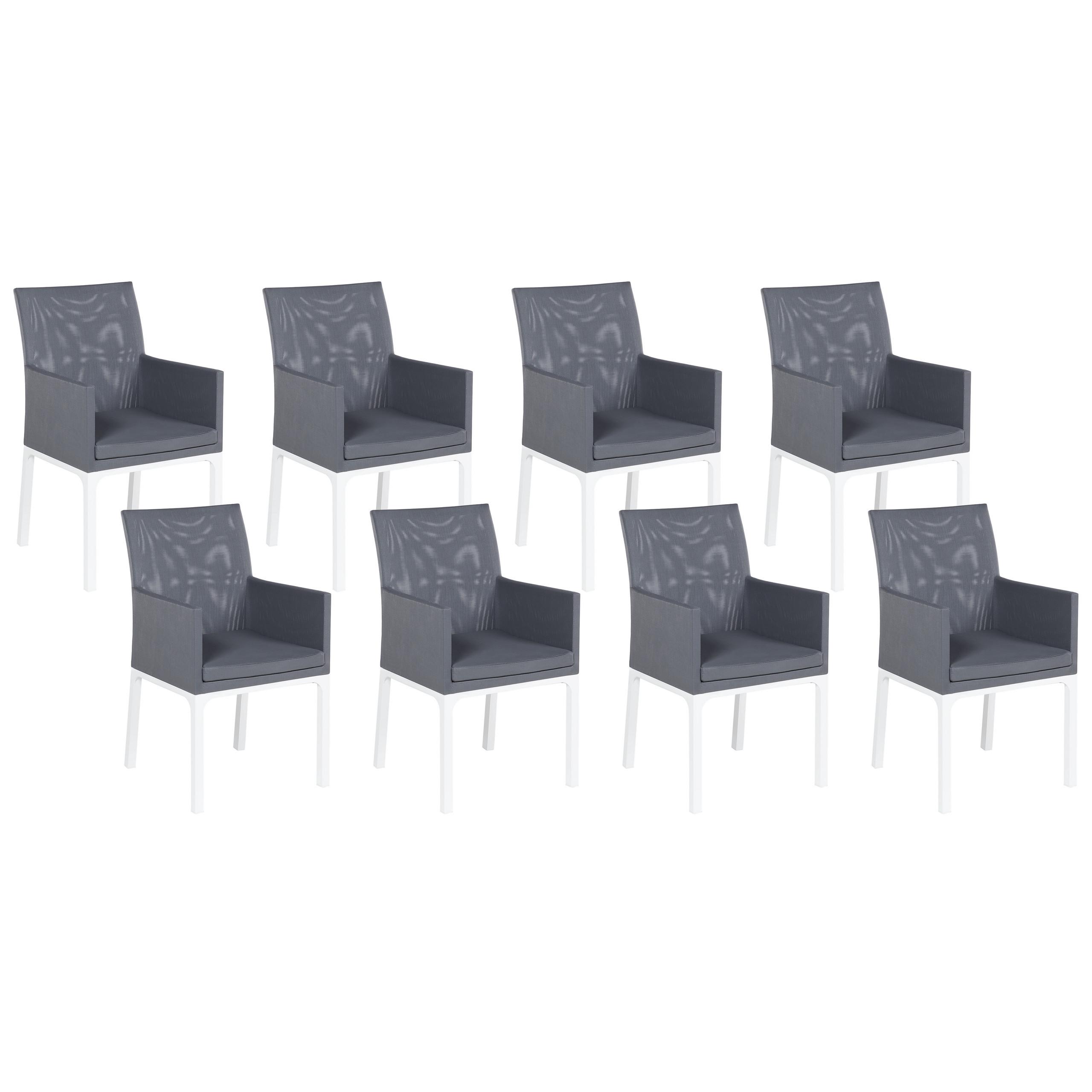 wohnli-moebel-suche-800000544526 Wohnli Möbelsuche - GARTENSTUHL 8er-Set Aluminium grau Bacoli