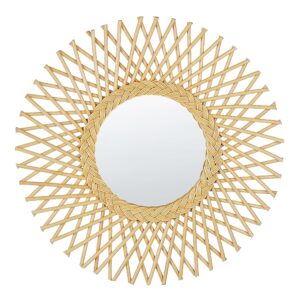 wohnli-moebel-suche-800000548064 Wohnli Möbelsuche - WANDSPIEGEL Rattan natürlich Sonnenform 60 cm Tagolu
