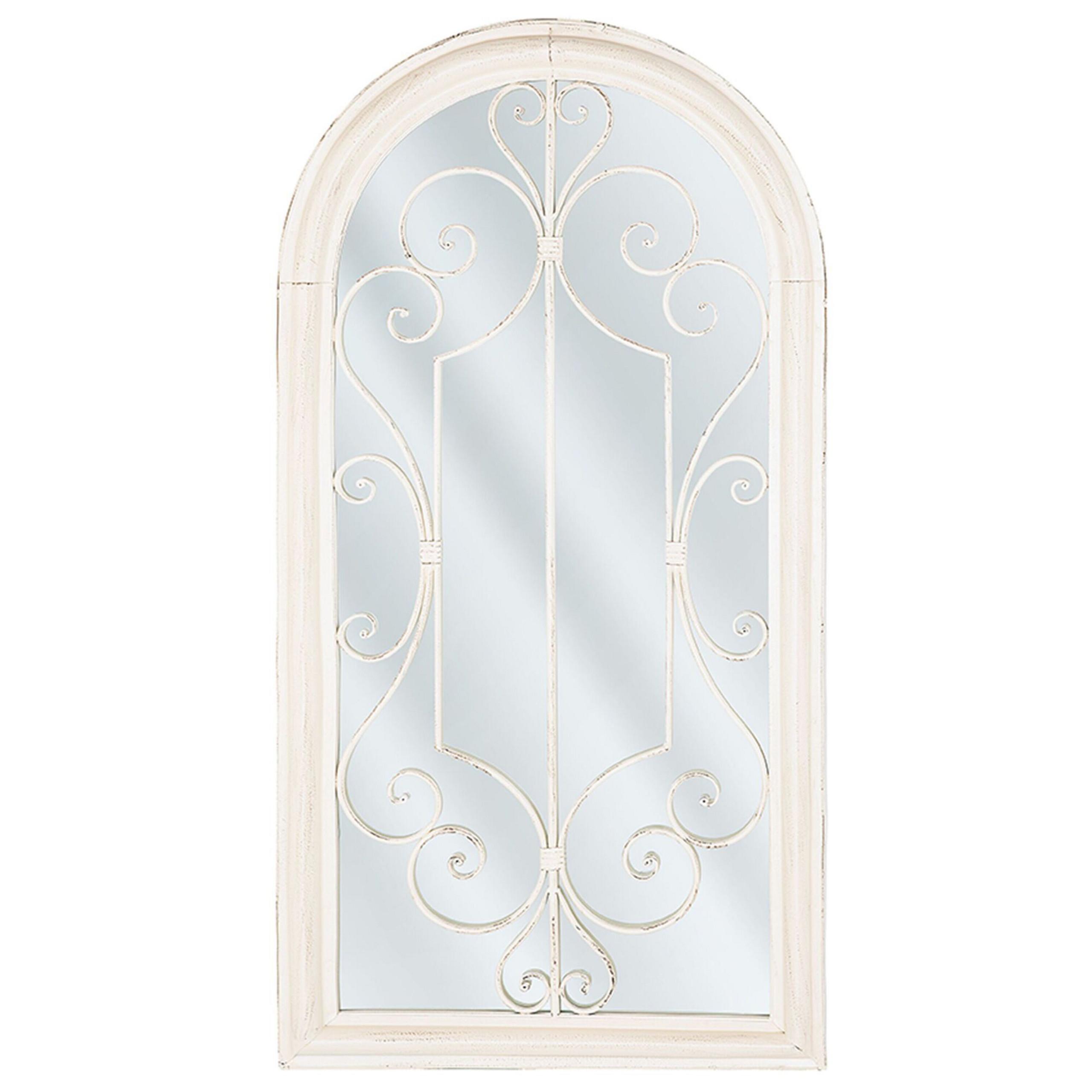 wohnli-moebel-suche-800000548067 Wohnli Möbelsuche - WANDSPIEGEL weiß Fensteroptik 49/97 cm Campel