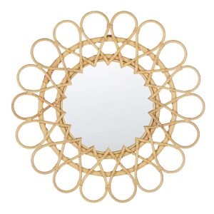 wohnli-moebel-suche-800000548077 Wohnli Möbelsuche - WANDSPIEGEL Rattan natürlich Sonnenform 60 cm Babai