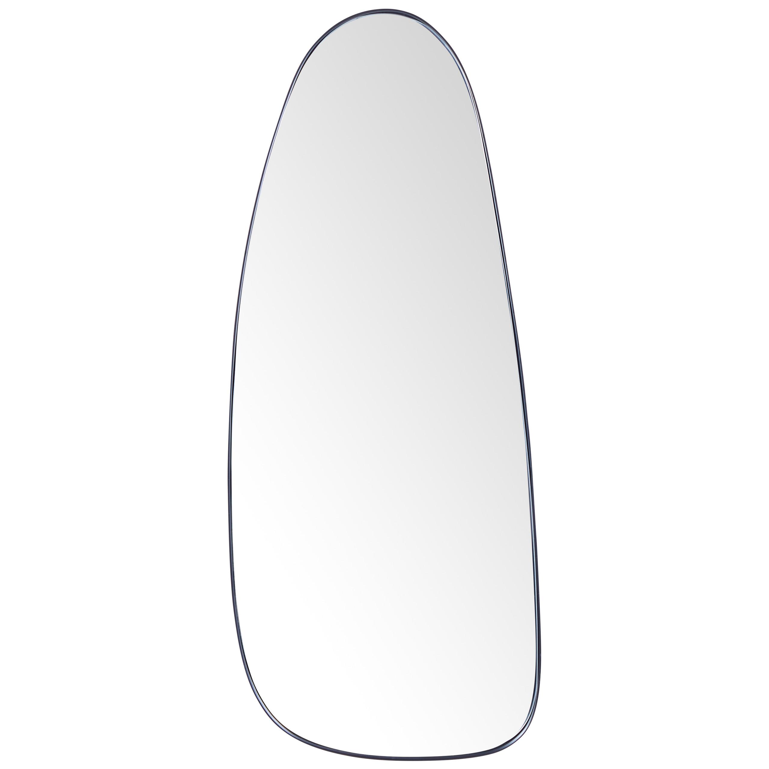 wohnli-moebel-suche-800000548092 Wohnli Möbelsuche - WANDSPIEGEL Metall schwarz oval 39/95 cm Cergy