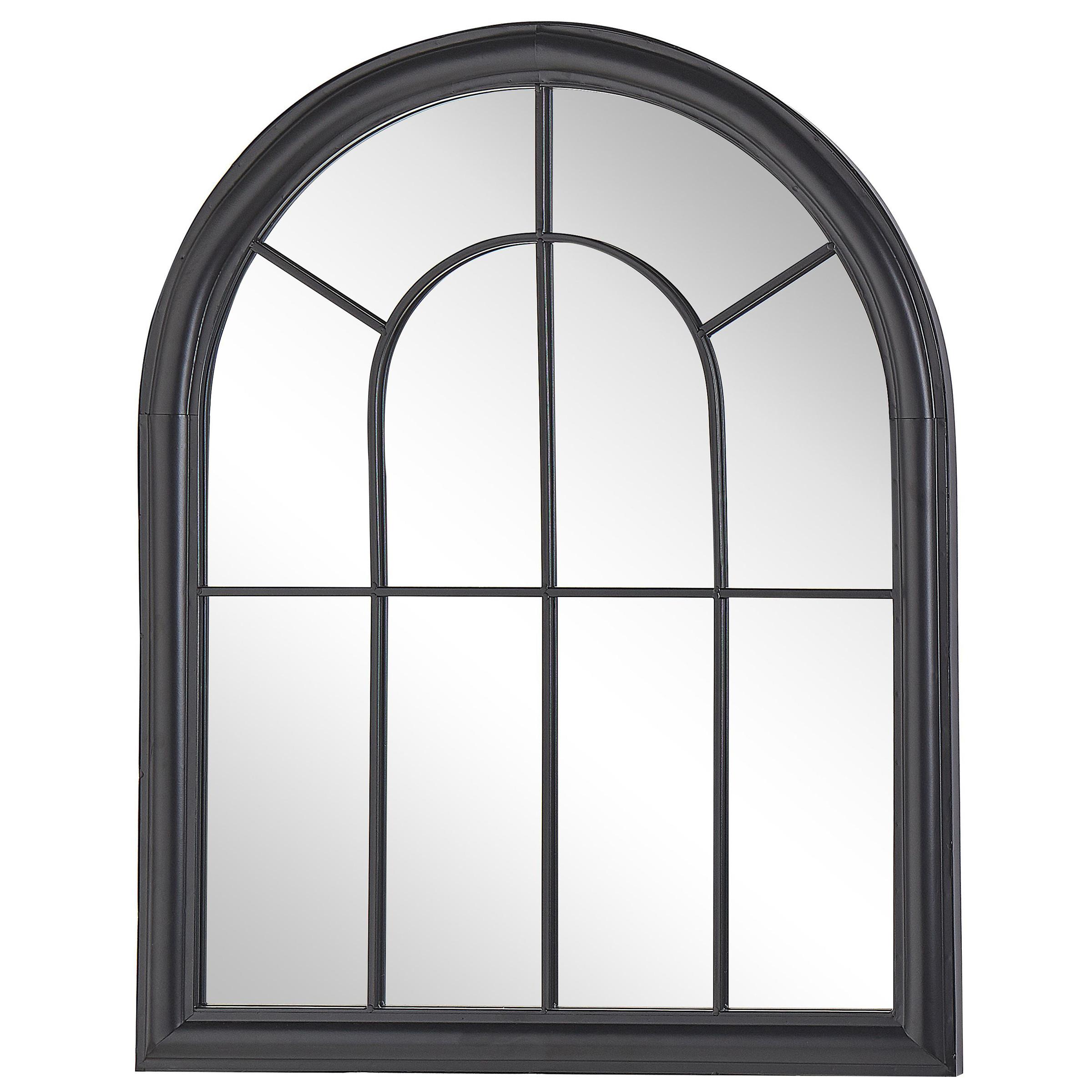 wohnli-moebel-suche-800000548105 Wohnli Möbelsuche - WANDSPIEGEL schwarz Fensteroptik 69/89 cm Embry