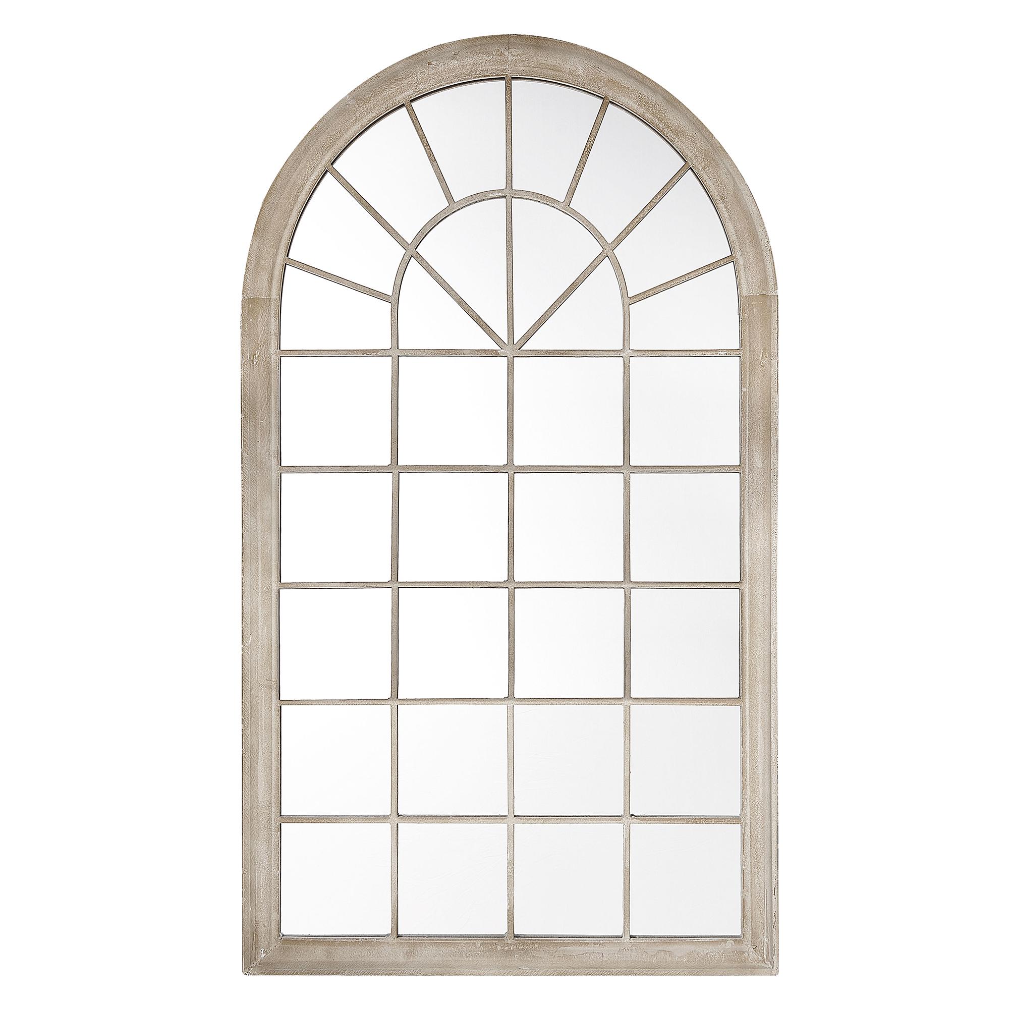 Wohnli Möbelsuche - WANDSPIEGEL beige Fensteroptik 77/130 cm Trevol