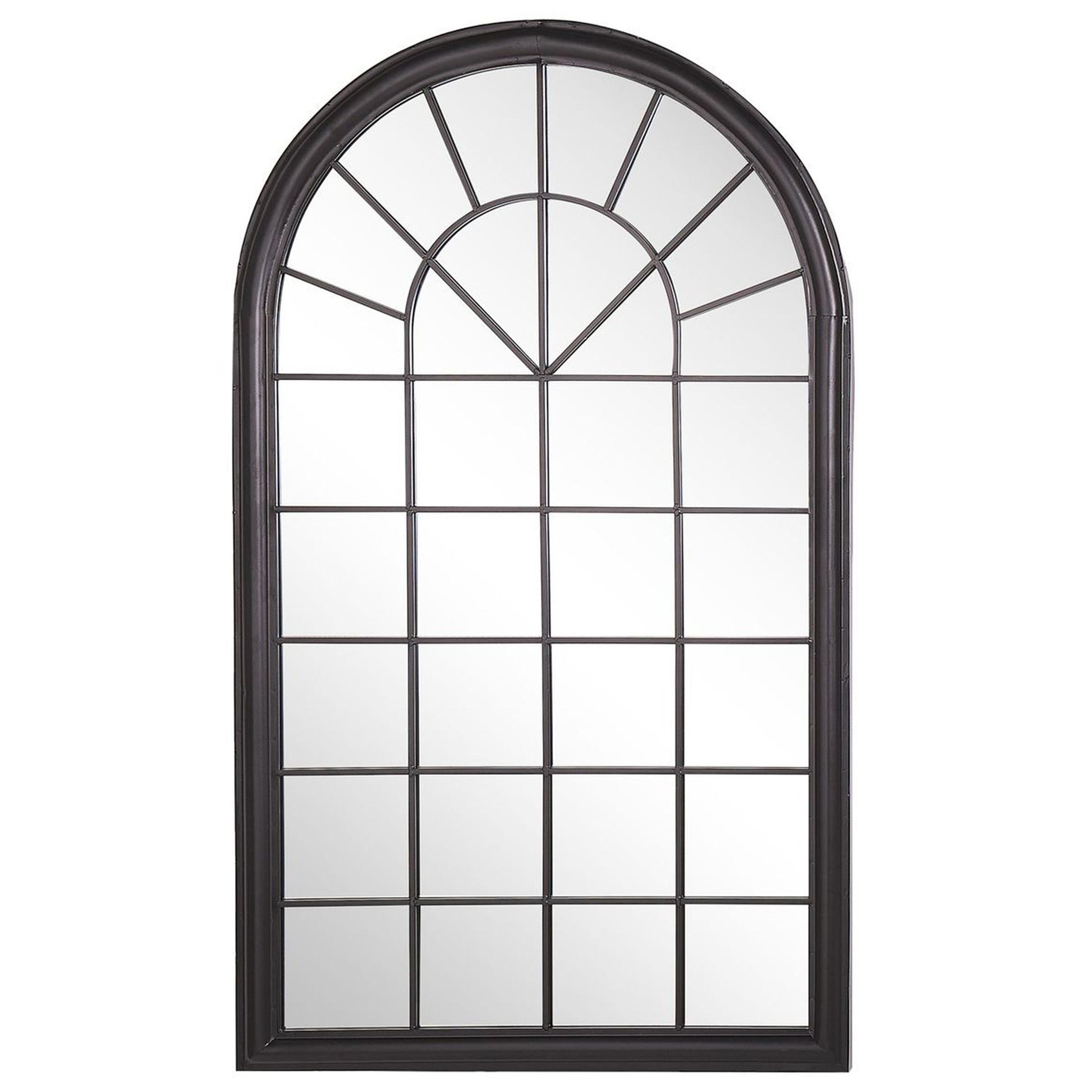 wohnli-moebel-suche-800000548117 Wohnli Möbelsuche - WANDSPIEGEL schwarz Fensteroptik 77/130 cm Trevol