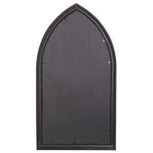 WANDSPIEGEL schwarz Fensteroptik 62/113 cm Trelly Metall Beliani Spiegel > Wandspiegel Schwarz