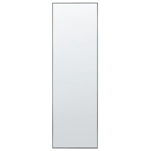 wohnli-moebel-suche-800000548132-1 STEHSPIEGEL schwarz rechteckig 50/156 cm Beauvais Metall Beliani Spiegel > Standspiegel Schwarz