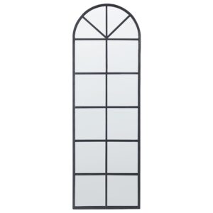 wohnli-moebel-suche-800000548149 Wohnli Möbelsuche - WANDSPIEGEL schwarz Fensteroptik 40/120 cm Brouage