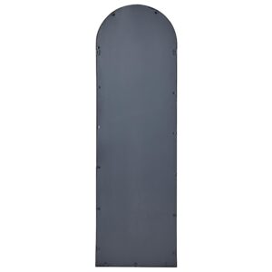 wohnli-moebel-suche-800000548177-1 WANDSPIEGEL schwarz Metall 45/146 cm Ajain Metall Beliani Spiegel > Wandspiegel Schwarz