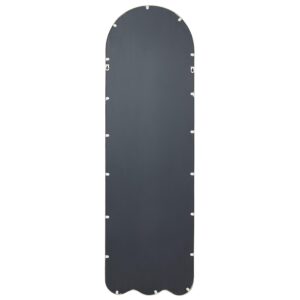 WANDSPIEGEL Metall weiß 45/145 cm Bussy Metall Beliani Spiegel > Wandspiegel Weiß