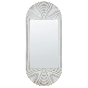 wohnli-moebel-suche-800000548237 Wohnli Möbelsuche - WANDSPIEGEL Mangoholz weiß oval 56/130 cm Briant