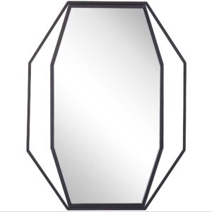 wohnli-moebel-suche-800000548245 Wohnli Möbelsuche - WANDSPIEGEL graphitgrauachteckig 80/60 cm Nire