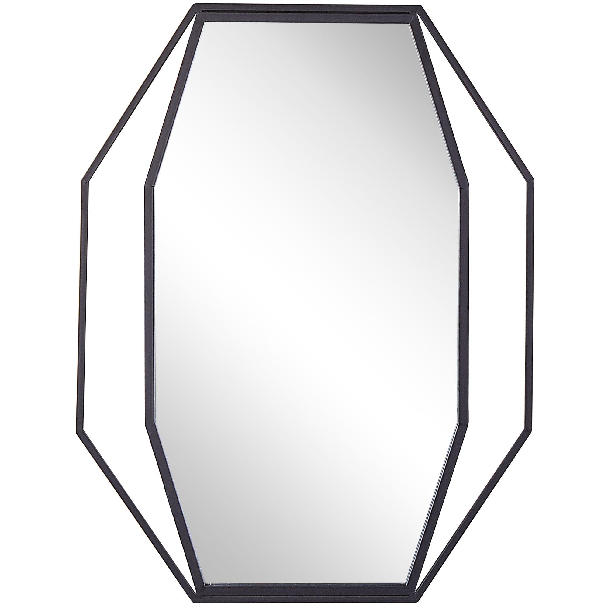 wohnli-moebel-suche-800000548245 Wohnli Möbelsuche - WANDSPIEGEL graphitgrauachteckig 80/60 cm Nire