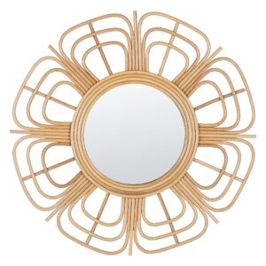 wohnli-moebel-suche-800000548257 Wohnli Möbelsuche - WANDSPIEGEL Rattan natürlich Sonnenform 60 cm Pasaku