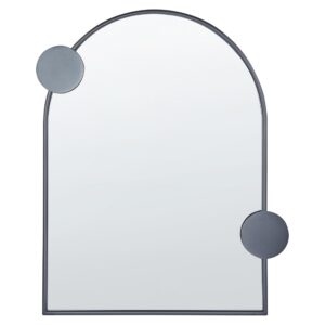 wohnli-moebel-suche-800000548260 Wohnli Möbelsuche - WANDSPIEGEL schwarz Metall 69/80 cm Aulon